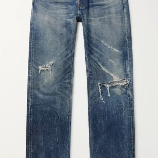 셀린느 커트 셀비지 디스 90S 데님진 30 새제품!!