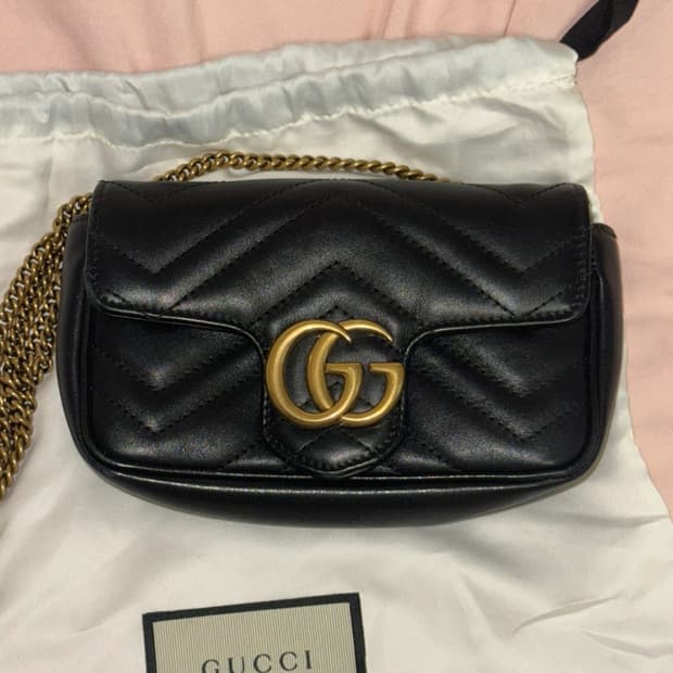 구찌 GG 마몽 마틀라세 슈퍼미니