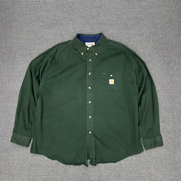 칼하트 그린 셔츠
