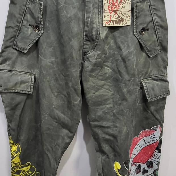 에드 하디 Ed hardy 빈티지 바지 30-31