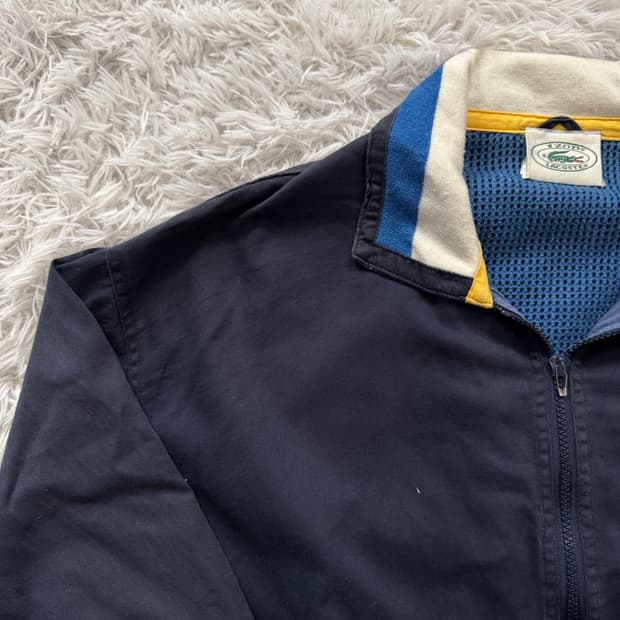 LACOSTE 일본빈티지 자켓 라코스테 빈티지자켓 항공자켓 110 xxl