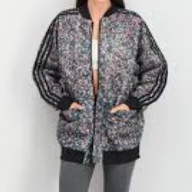 아디다스 플라워패턴 트랙탑 (택달린새상품)