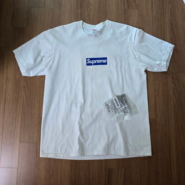 (XL) 슈프림 서울 박스로고 반팔 티셔츠