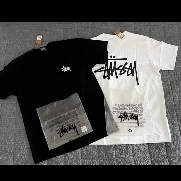 🔥[새상품/정품]🔥스투시 베이직 반팔티 오버핏 티셔츠