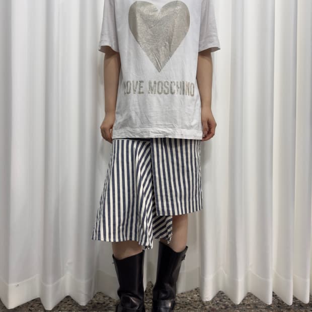 stripe design skirt