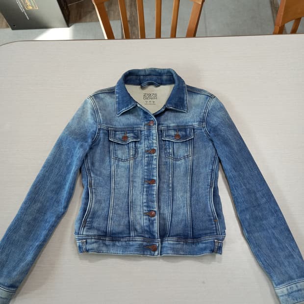 S85 ZARA1975 약기모 스판 데님자켓 S-206