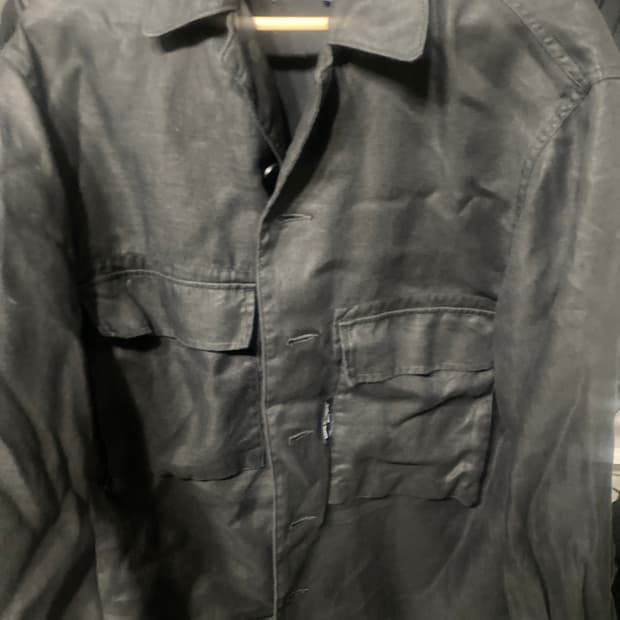 꼼데가르송 옴므 린넨 셔츠자켓