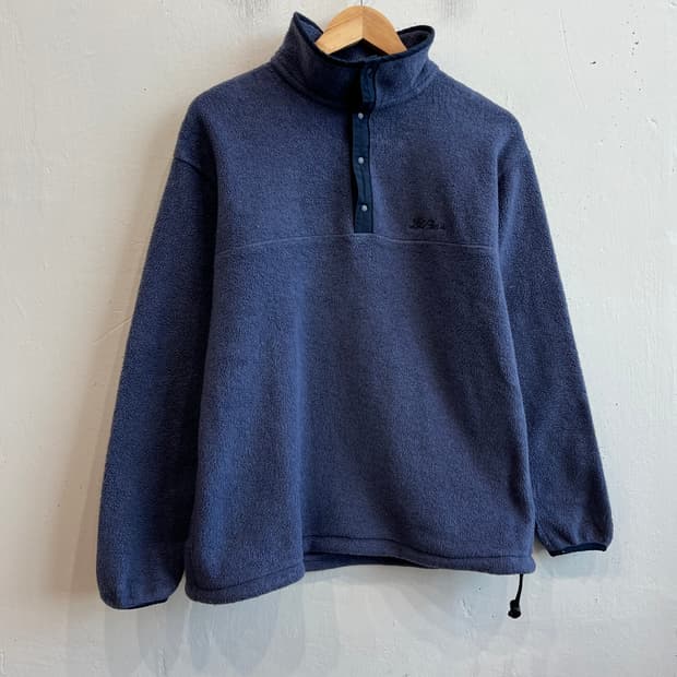 90s 엘엘빈 스냅 풀오버 플리스 Made in USA