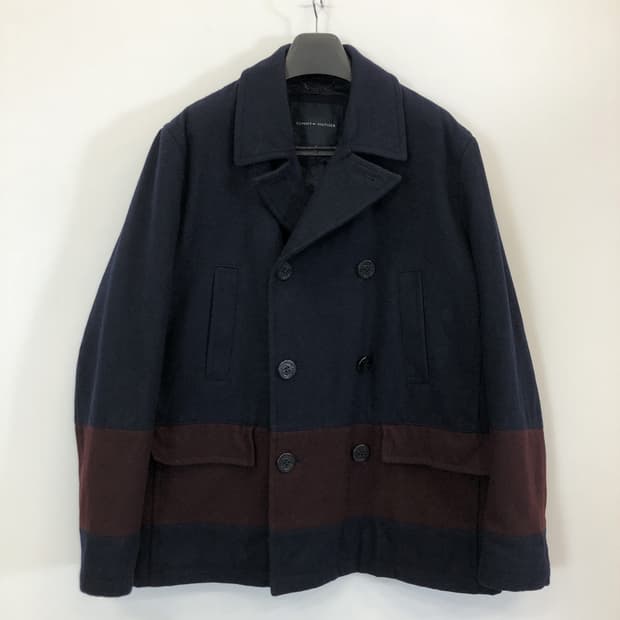 타미힐피거 누빔안감 피코트 XL 넉넉 