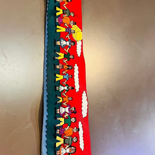 세이브 더 칠드런 실크 넥타이(미국제)