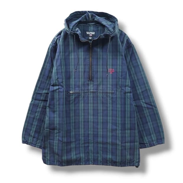 폴로 올드스쿨 체크 아노락 후드