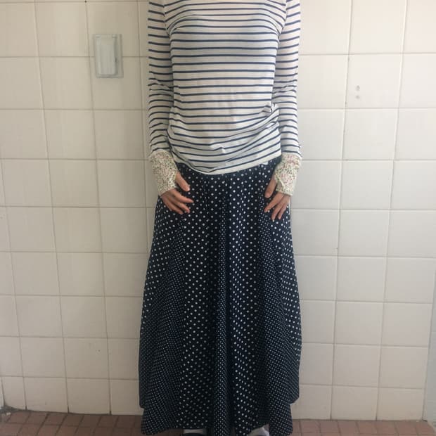 Stripe pattern sleeve