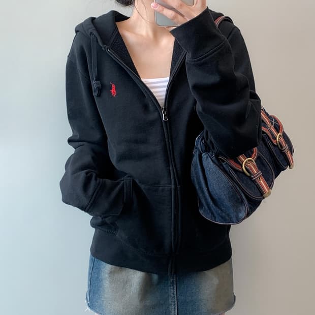폴로 후드집업