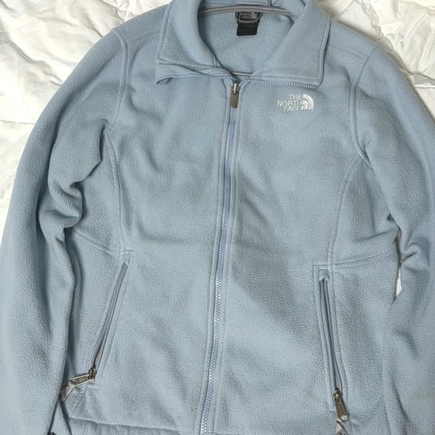 노스페이스 플리스 후리스 집업 하늘 스카이블루 소라
