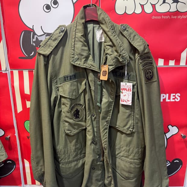 Vintage Outer 72년 생산 USA 82공수 풀패치 자켓