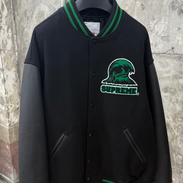 [XL]슈프림 웨이브 바시티 자켓