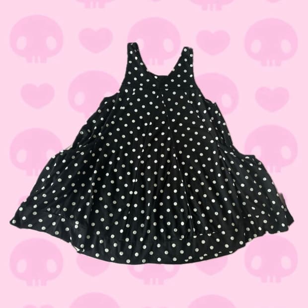 도트 미디 원피스 (도트 그물셔링 스카프 세트)