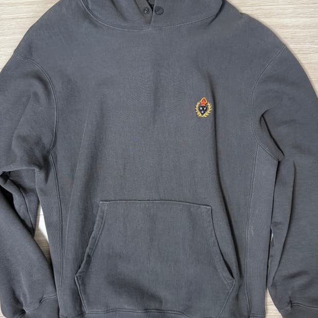 23fw 헤리티지플로스 리버스 스웻 후디 차콜 s사이즈