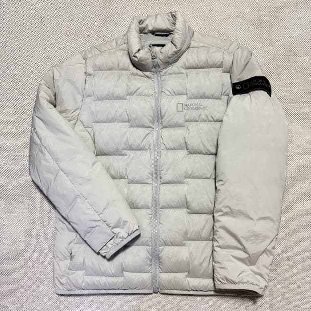 내셔널지오그래픽 나일론 경량 다운자켓