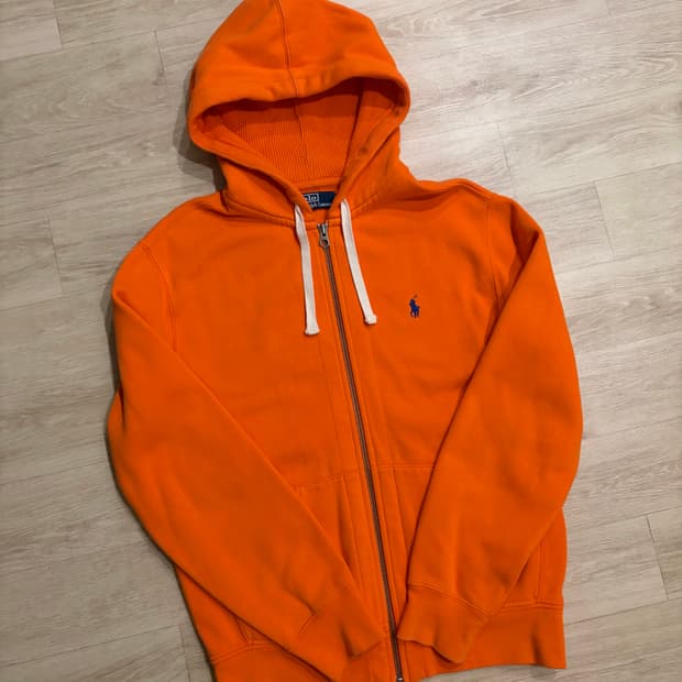 폴로 랄프로렌 오렌지 후드