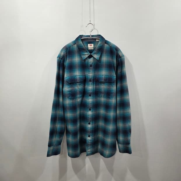 리바이스 플란넬 셔츠 S