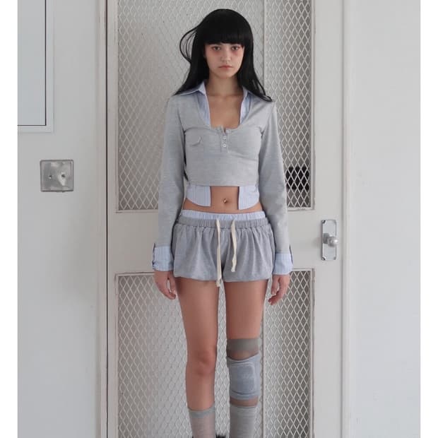 비엔프롬 bnfrom 셔츠슬리스팬츠세트