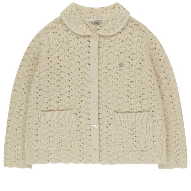 코이세이오 아이보리 니트가디건