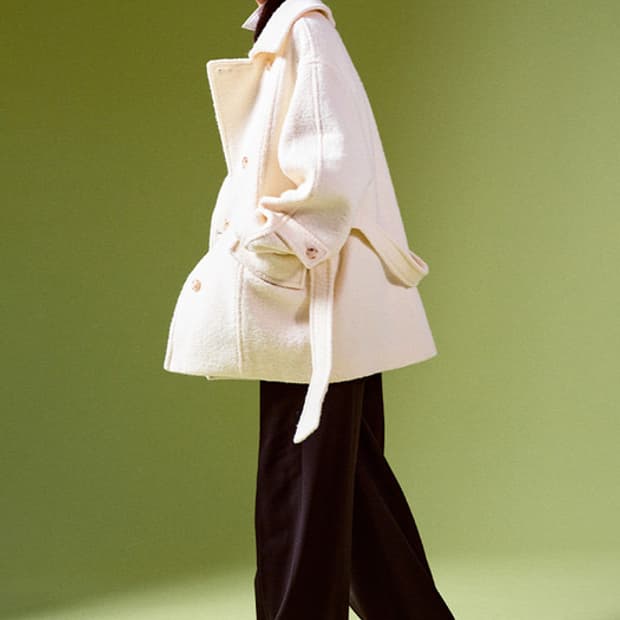 루에브르 알파카 벨티드 하프코트