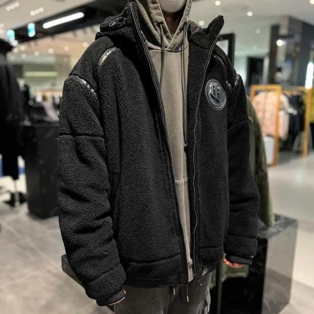 준지 21fw 129후리스 자켓 48