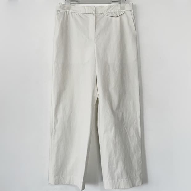 마인 MINE 백 밴딩 코튼 팬츠