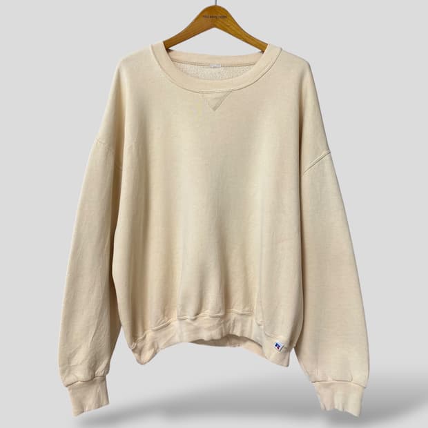 (XL~2XL)빈티지 러셀 블랭크 스웨트셔츠 맨투맨