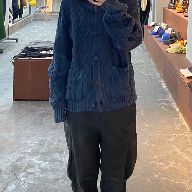 폴로랄프로렌 신형 아메카지 케이블 스웨터 재킷 H984