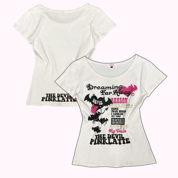 kitsch printing cubic t-shirt