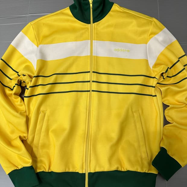 아디다스 트랙탑 져지 옐로우 그린 105