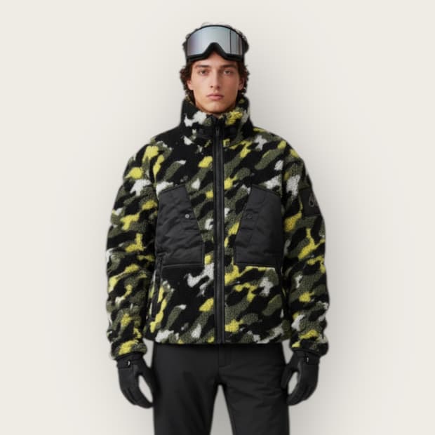 L/ 무스너클 스키 하이브리드 후리스 자켓