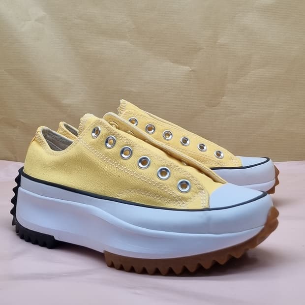 컨버스  런스타하이크 로우 노랑 235
