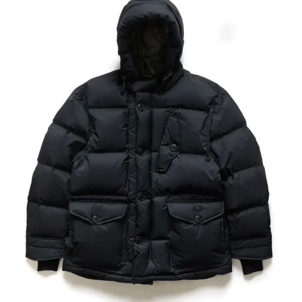 XL)이스트로그 라프 패딩 블랙