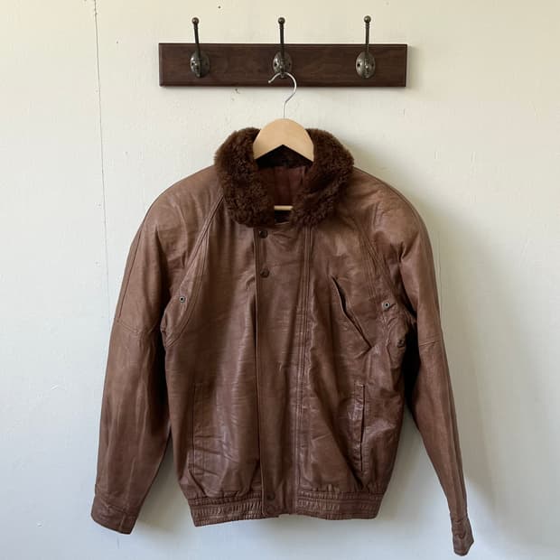 GRANVALTA 셰르파 레더 자켓