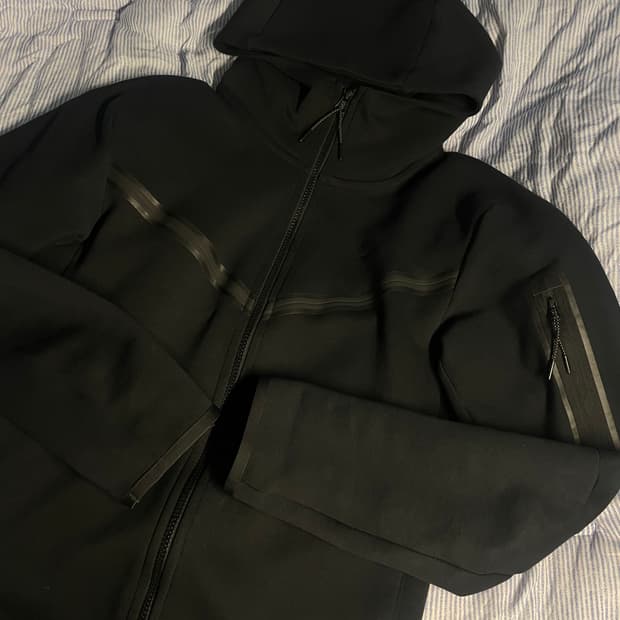 테크팩 검은색 M 새상품