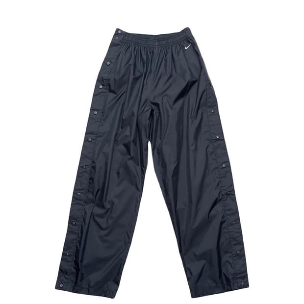 NIKE 나일론 사이드 버튼 트레이닝 팬츠 블랙 XL