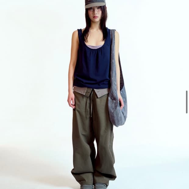 코이세이오 FLOW FOLD PANTS KHAKI 0사이즈