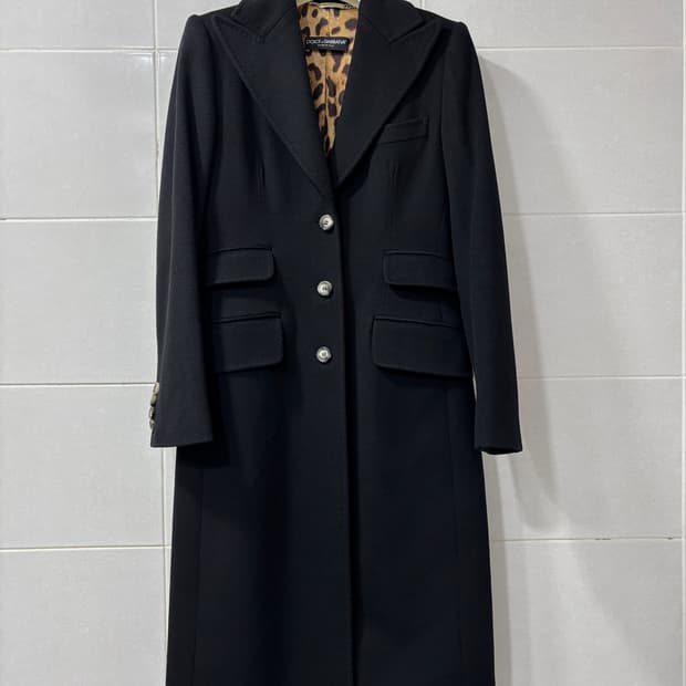 정품)돌체앤가바나 버진울 코트