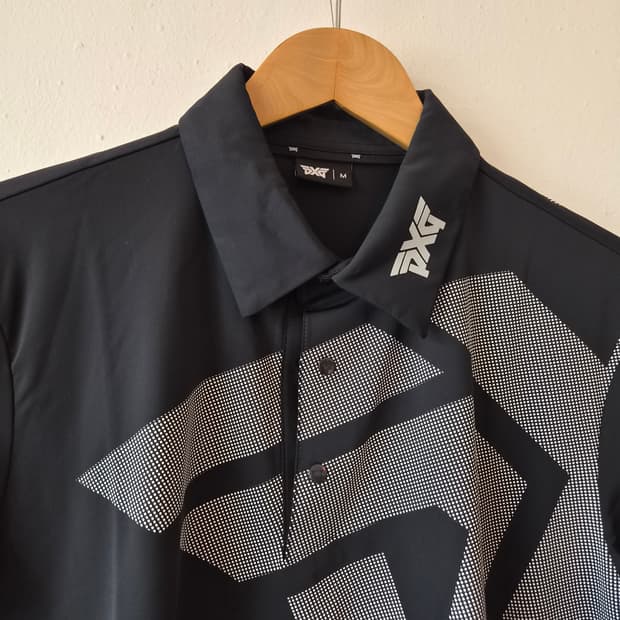PXG 남성 블랙반팔카라PK티셔츠 M사이즈