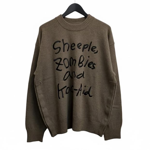 sacai MADSAKI Embroidery Knit Pullover