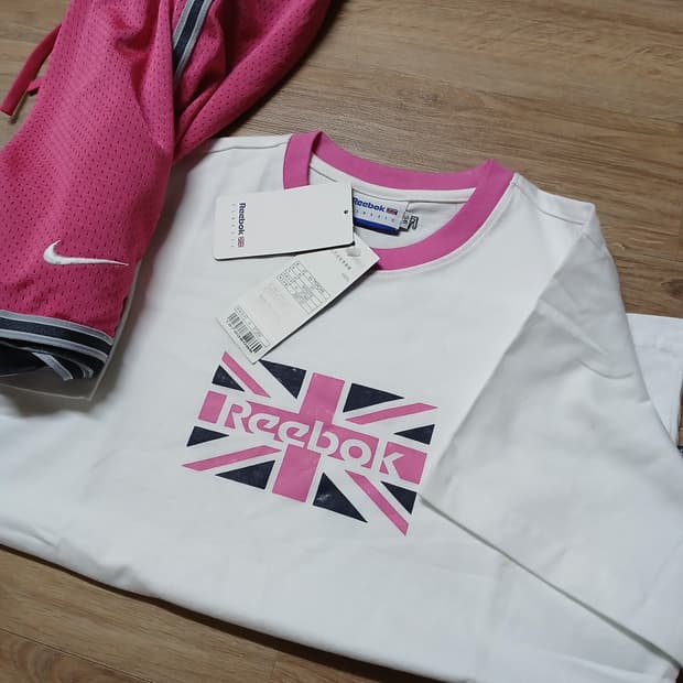 택붙은 07년도 REEBOK 리복 링거 반팔티셔츠