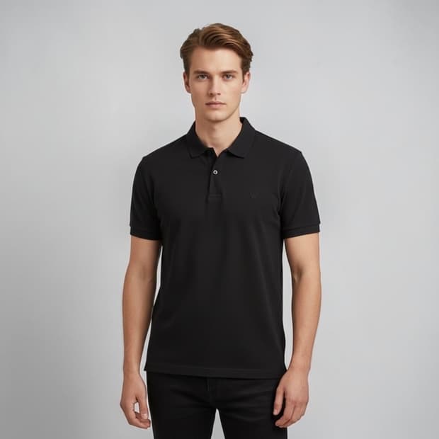 .48/ 보테가베네타 2000AW 로고 자수 폴로반팔