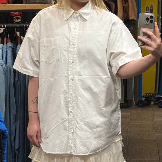 [HI] 폴로 랄프로렌 반팔 셔츠 화이트