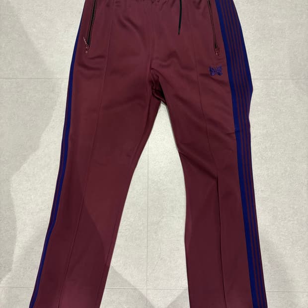 니들스 트랙 팬츠 버건디 M