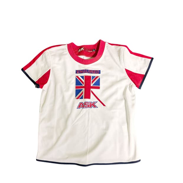 Ask 잉글랜드 플래그 스포티 반팔