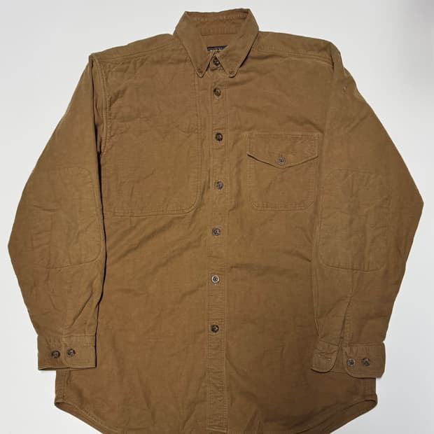 울리치 y2k 웨스턴 브라운 코튼 셔츠 L~XL